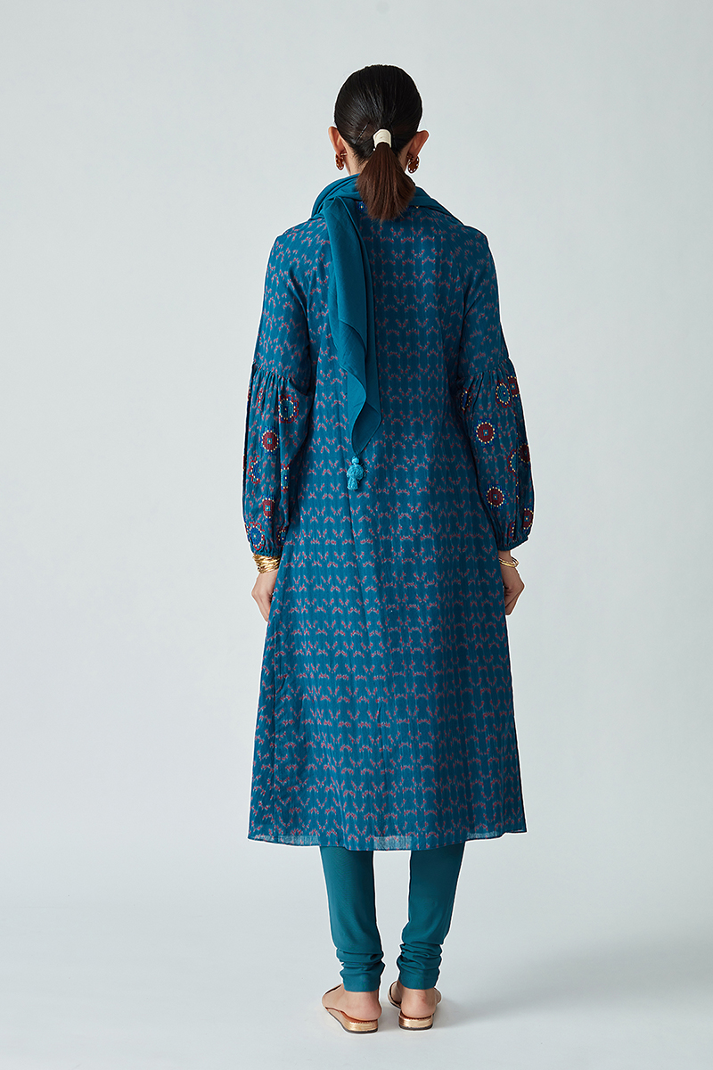 Jamara handloom Ikat kurta dress